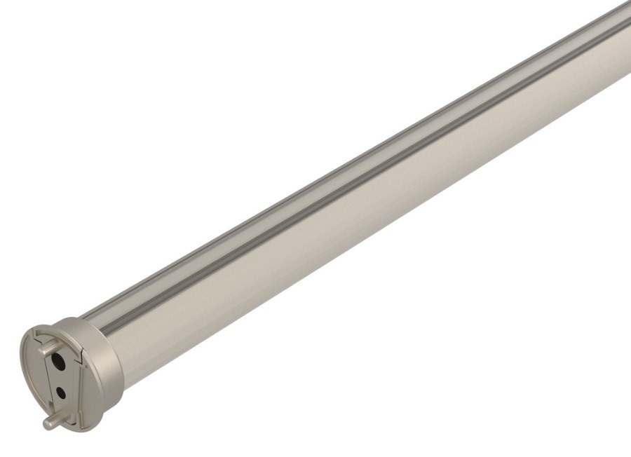 Matte Nickel closet rod